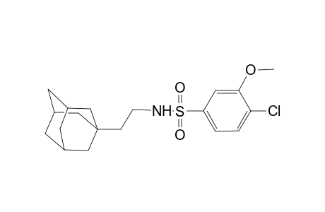 Benzenesulfonamide, N-[2-(1-adamantyl)ethyl]-4-chloro-3-methoxy-