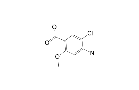 4-Amino-5-chloro-2-methoxybenzoic acid