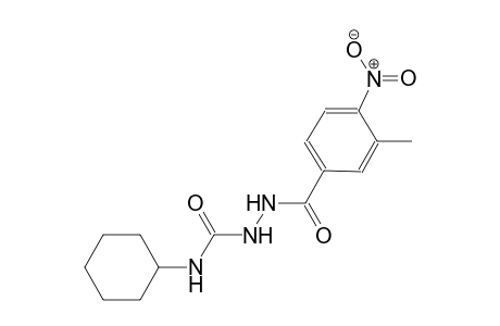 N-cyclohexyl-2-(3-methyl-4-nitrobenzoyl)hydrazinecarboxamide