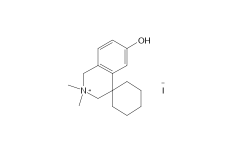 2',3'-DIHYDRO-2',2'-DIMETHYL-6'-HYDROXYSPIRO[CYCLOHEXANE-1,4'(1'H)-ISOQUINOLINIUM] IODIDE