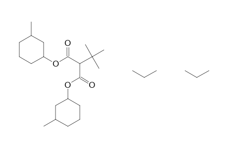 Malonic acid, tert-butyl-, di-(-)-menthyl ester