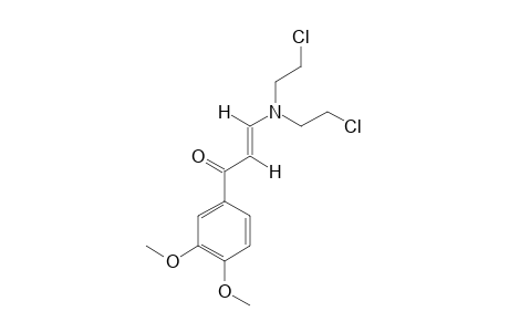 trans-3-[bis(2-chloroethyl)amino]-3',4'-dimethoxyacrylophenone