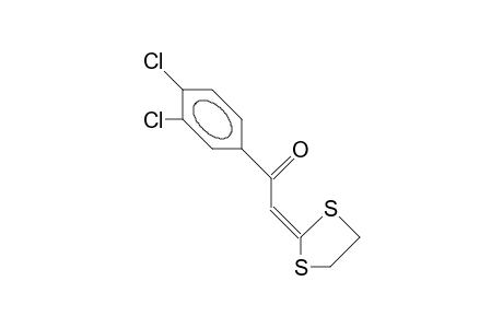 1-(3,4-Dichloro-phenyl)-2-(1,3-dithiolan-2-ylidene)-ethanone