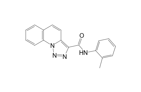 N-(o-tolyl)-[1,2,3]triazolo[1,5-a]quinoline-3-carboxamide