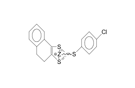 4,5-Dihydro-2-(4-chloro-phenylthio)-naphtho(1,2-D)1,3-dithiol cation
