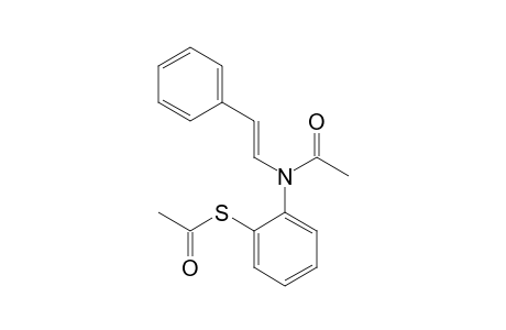 S-2-[N-styrylacetamido]phenyl thioacetate