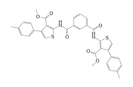 Methyl 2-{[3-({[3-(methoxycarbonyl)-4-(4-methylphenyl)-2-thienyl]amino}carbonyl)benzoyl]amino}-4-(4-methylphenyl)-3-thiophenecarboxylate