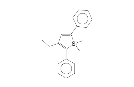 1,1-Dimethyl-2,5-diphenyl-3-ethyl-silacyclopentadiene