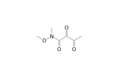 N-METHOXY-N-METHYL-2,3-DIOXOBUTANAMIDE