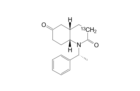 (1'R,4aS,8aR)-3,4,4a,5,7,8,8a-Heptahydro-1-[(1'-(phenyl)ethyl]quinolin-2,6-(1H)-dione