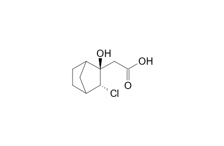 (2'R*,3'R)-2-(3'-Chloro-2'-hydroxybicyclo[2.2.1]hept-2'-yl)acetic acid