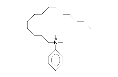 N,N-Dimethyl-N-tetradecyl-anilinium cation