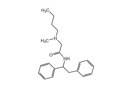 2-(butylmethylamino)-N-(1,2-diphenylethyl)acetamide