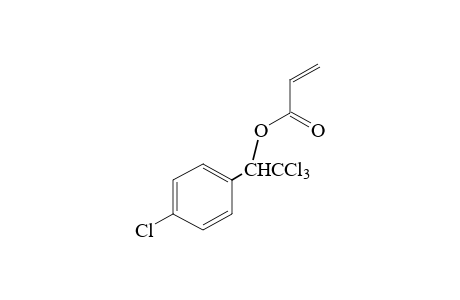 p-chloro-alpha-(trichloromethyl)benzyl alcohol, acrylate