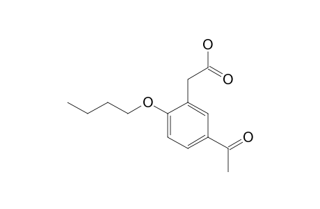 (5-acetyl-2-butoxyphenyl)acetic acid