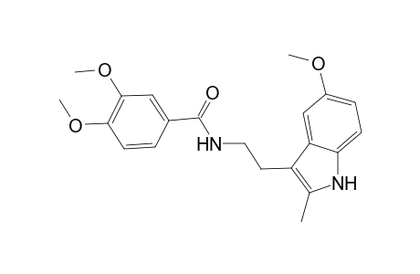 benzamide, 3,4-dimethoxy-N-[2-(5-methoxy-2-methyl-1H-indol-3-yl)ethyl]-