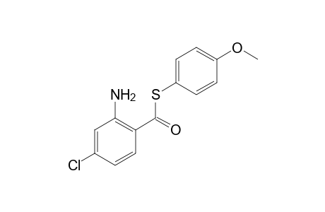 S-4-Methoxyphenyl 2-amino-4-chlorobenzothioate