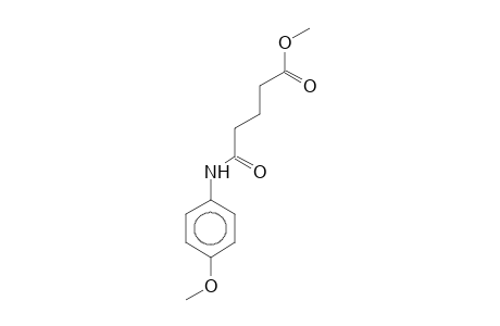 Methyl N-(4-methoxyphenyl)amidoglutarate