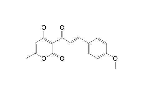 4-Hydroxy-3-(4-methoxycinnamoyl)-6-methyl-2H-pyran-2-one