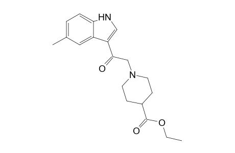 ethyl 1-[2-(5-methyl-1H-indol-3-yl)-2-oxoethyl]-4-piperidinecarboxylate