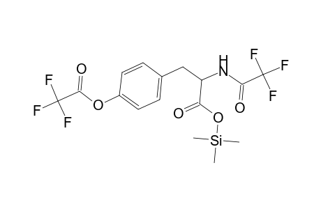 L-Tyrosine, N-(trifluoroacetyl)-, trimethylsilyl ester, trifluoroacetate (ester)