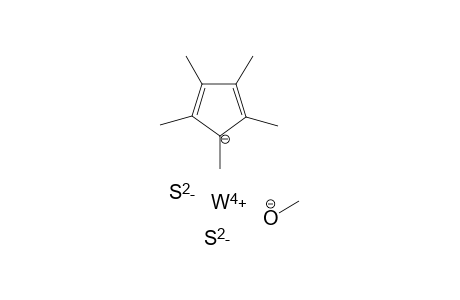 tungsten(VI) 1,2,3,4,5-pentamethylcyclopenta-2,4-dien-1-ide methanolate disulfide