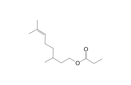 6-Octen-1-ol, 3,7-dimethyl-, propanoate