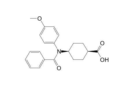 cis-4-[N-(p-Methoxyphenyl)benzamido]cyclohexanecarboxylic acid