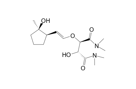 (2R,3R)-2-hydroxy-3-[(E)-2-[(1R,2R)-2-hydroxy-2-methyl-cyclopentyl]vinyloxy]-N,N,N',N'-tetramethyl-butanediamide