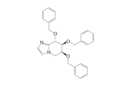 (6S,7S,8S)-6,7,8-TRIS-(BENZYLOXY)-5,6,7,8-TETRAHYDROIMIDAZO-[1,2-A]-PYRIDINE