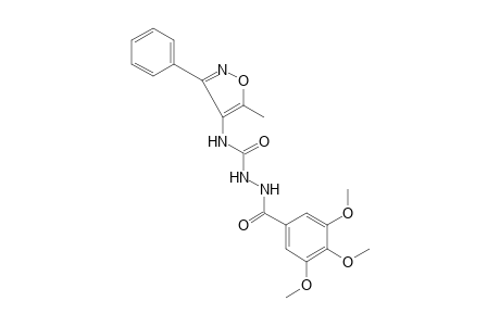 4-(5-methyl-3-phenyl-4-isoxazolyl)-1-(3,4,5-trimethoxybenzoyl)semicarbazide