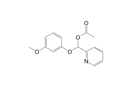 (3-Methoxyphenoxy)(pyridin-2-yl)methyl acetate