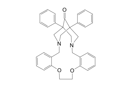 14,17-Diphenyldibenzo[c,i]5,8-dioxa-1,12-diazatricyclo[10.3.3.1(14,17)]nonadecann-19-one