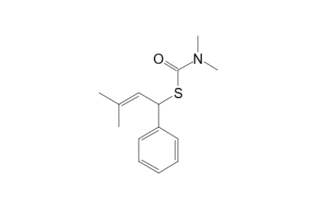 N,N-Dimethylthiocarbamic acid, S-(1-phenyl-3-methyl-2-butenyl) ester