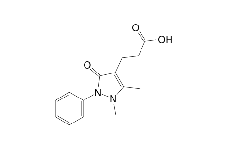 2,3-dimethyl-5-oxo-1-phenyl-3-pyrazoline-4-propionic acid