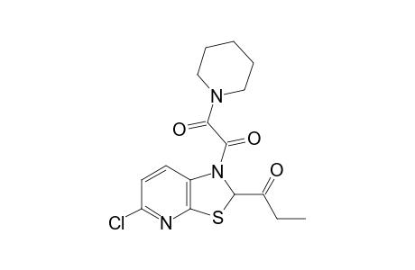 1-PIPERIDINOOXALYL-2-PROPANOYL-5-CHLORO-1,2-DIHYDROTHIAZOLO-[5.4-B]-PYRIDINE;ISOMER_A