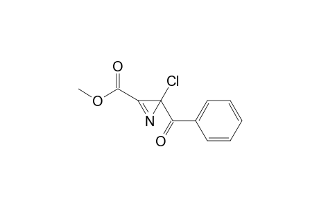 3-(benzoyl)-3-chloro-azirine-2-carboxylic acid methyl ester