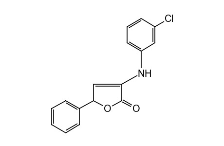 3-(m-chloroanilino)-5-phenyl-2(5H)-furanone