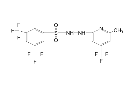 alpha,alpha,alpha,alpha',alpha',alpha'-HEXAFLUORO-3,5-XYLENESULFONIC ACID, 2-[6-METHYL-4-(TRIFLUOROMETHYL)-2-PYRIDYL]HYDRAZIDE