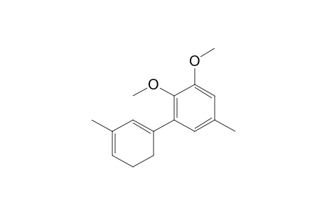 1,2-Dimethoxy-5-methyl-3-(3-methyl-1-cyclohexa-1,3-dienyl)benzene