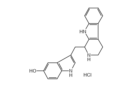 3-[(1,3,4,9-tetrahydro-2H-pyrido[3,4-b]indole-1-yl)methy]indol-5-ol, monohydrochloride