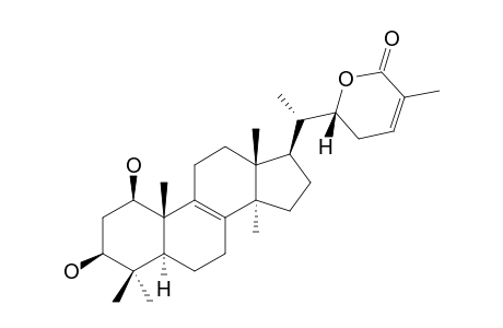 COLOSSOLACTONE-II;1,3-BETA-DIHYDROXY-LANOSTA-8,24-DIEN-26,22-OLIDE