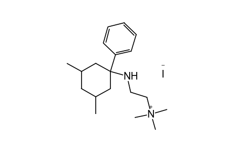 {2-[(3,5-DIMETHYL-1-PHENYLCYCLOHEXYL)AMINO]ETHYL}TRIMETHYLAMMONIUM IODIDE