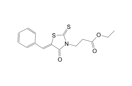 ethyl 3-[(5Z)-5-benzylidene-4-oxo-2-thioxo-1,3-thiazolidin-3-yl]propanoate