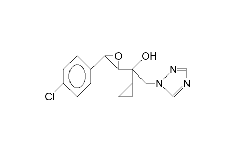 1H-1,2,4-Triazole-1-ethanol, alpha-[3-(4-chlorophenyl)oxiranyl]-alpha-cyclopropyl-