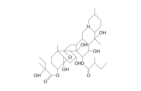 3-(2-Hydroxy-2-methyl-butyryl)-15-(2-methyl-butyryl)-germine