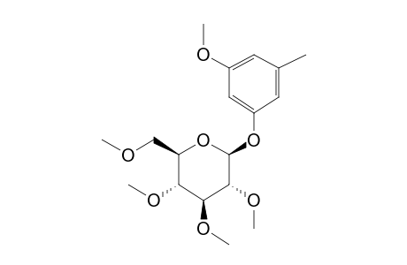 Orcinol .beta.-D-glucoside, pentamethyl ether