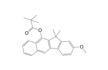 2-methoxy-11,11-dimethyl-11H-benzo[b]fluoren-10-yl pivalate