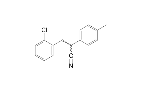 3-(o-chlorophenyl)-2-p-tolylacrylonitrile