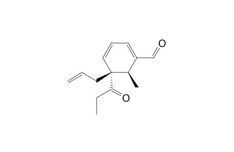 cis-5-Propionyl-5-(2-propenyl)-6-methyl-1,3cycvlohexa-dienecarcaldehyde